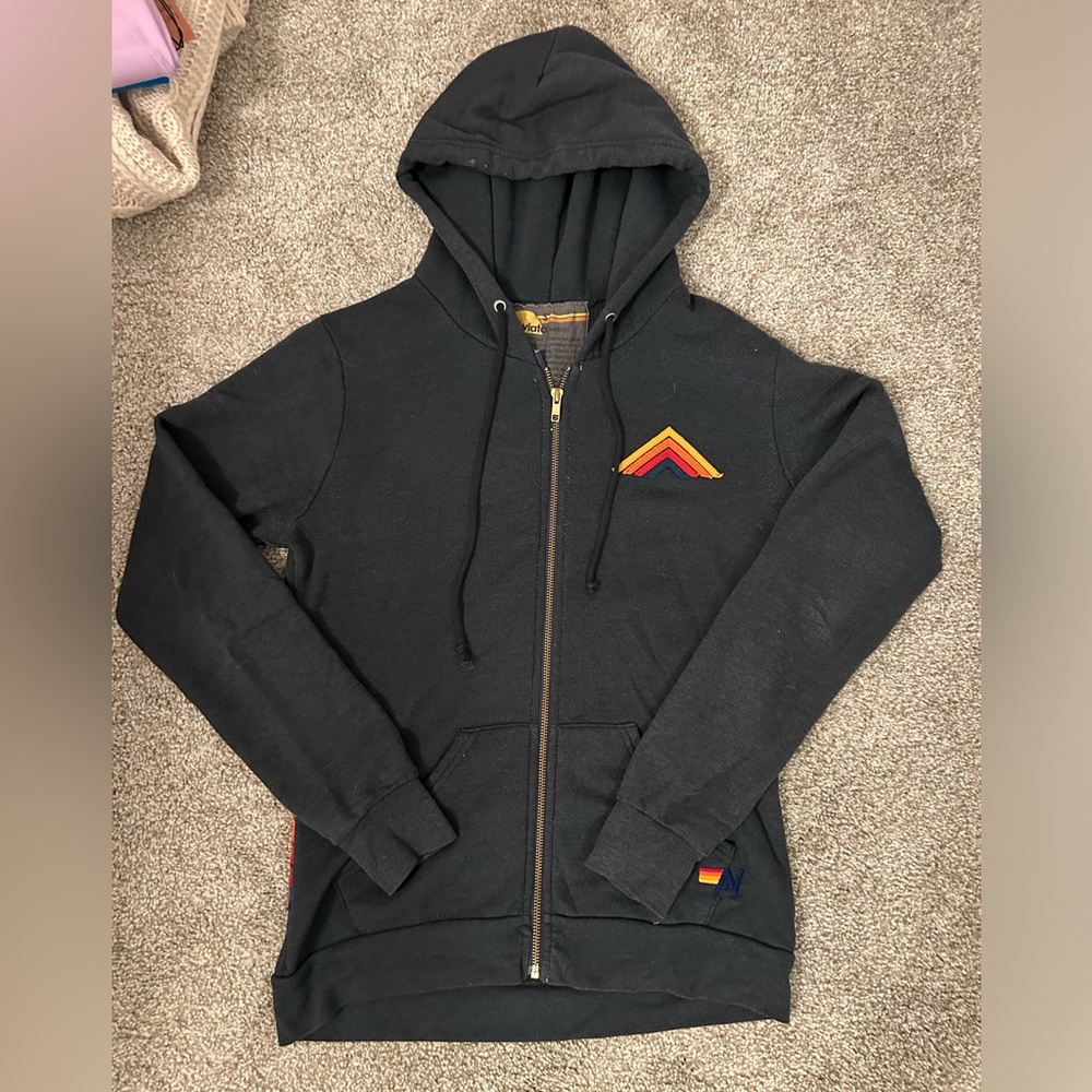 Aviator Nation Mountain Zip Up Sweatshirt
